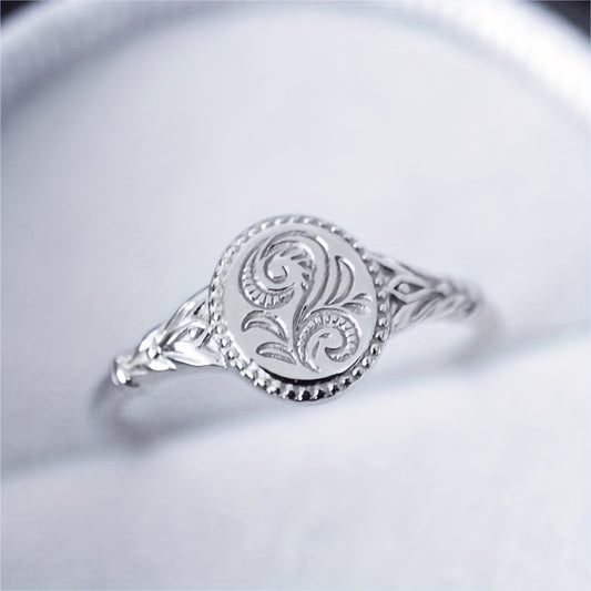 14K Gold Plated Alloy Finger Ring Simple Hand Jewelry Decor