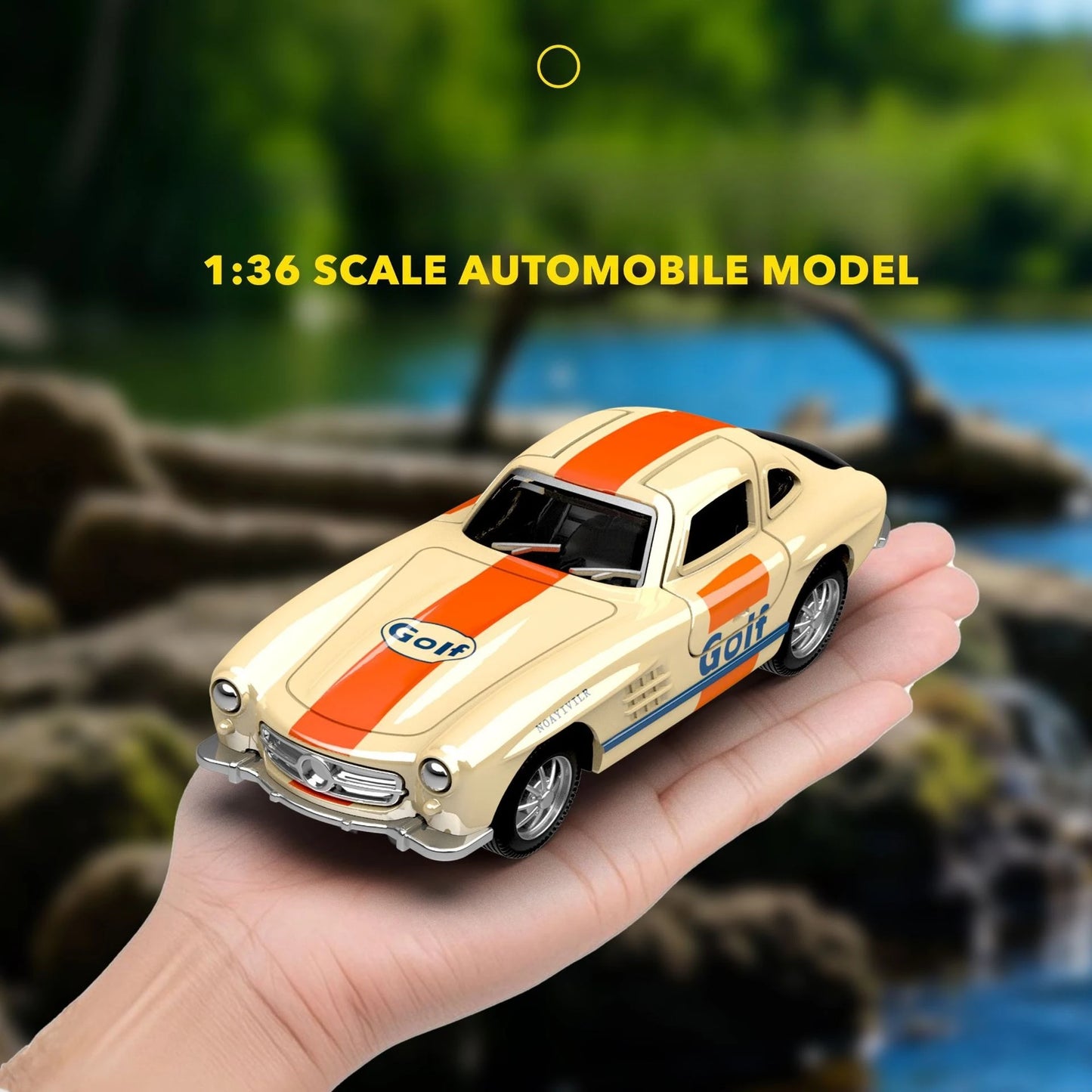 1:32 300SL Vintage car Alloy Car Model Diecasts Metal Toy Car Model Simulation Collection Kids Gift