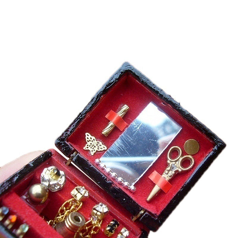 1/12 Dollhouse Miniatures Jewelry Box /Doll House Accessory Room Decor
