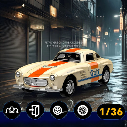 1:32 300SL Vintage car Alloy Car Model Diecasts Metal Toy Car Model Simulation Collection Kids Gift
